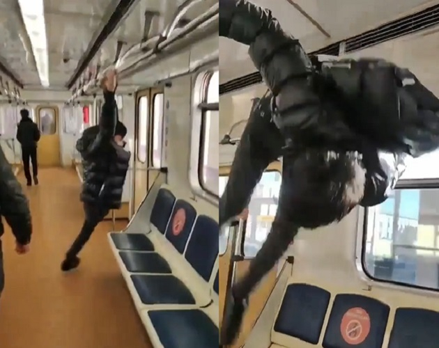 Metro ilə əyləncə mərkəzini səhv salan gənclərlə bağlı araşdırma başladı - VİDEO