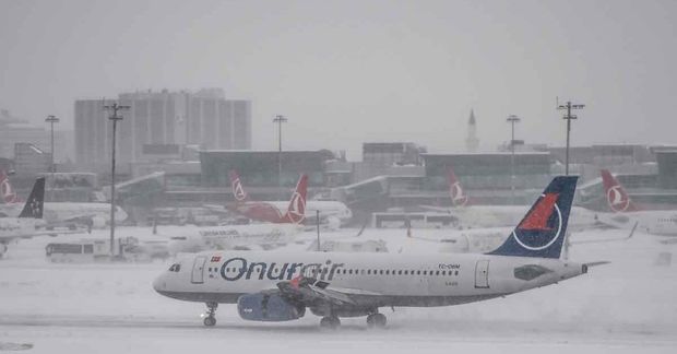 İstanbul hava limanında uçuşların bir hissəsi ləğv ediləcək