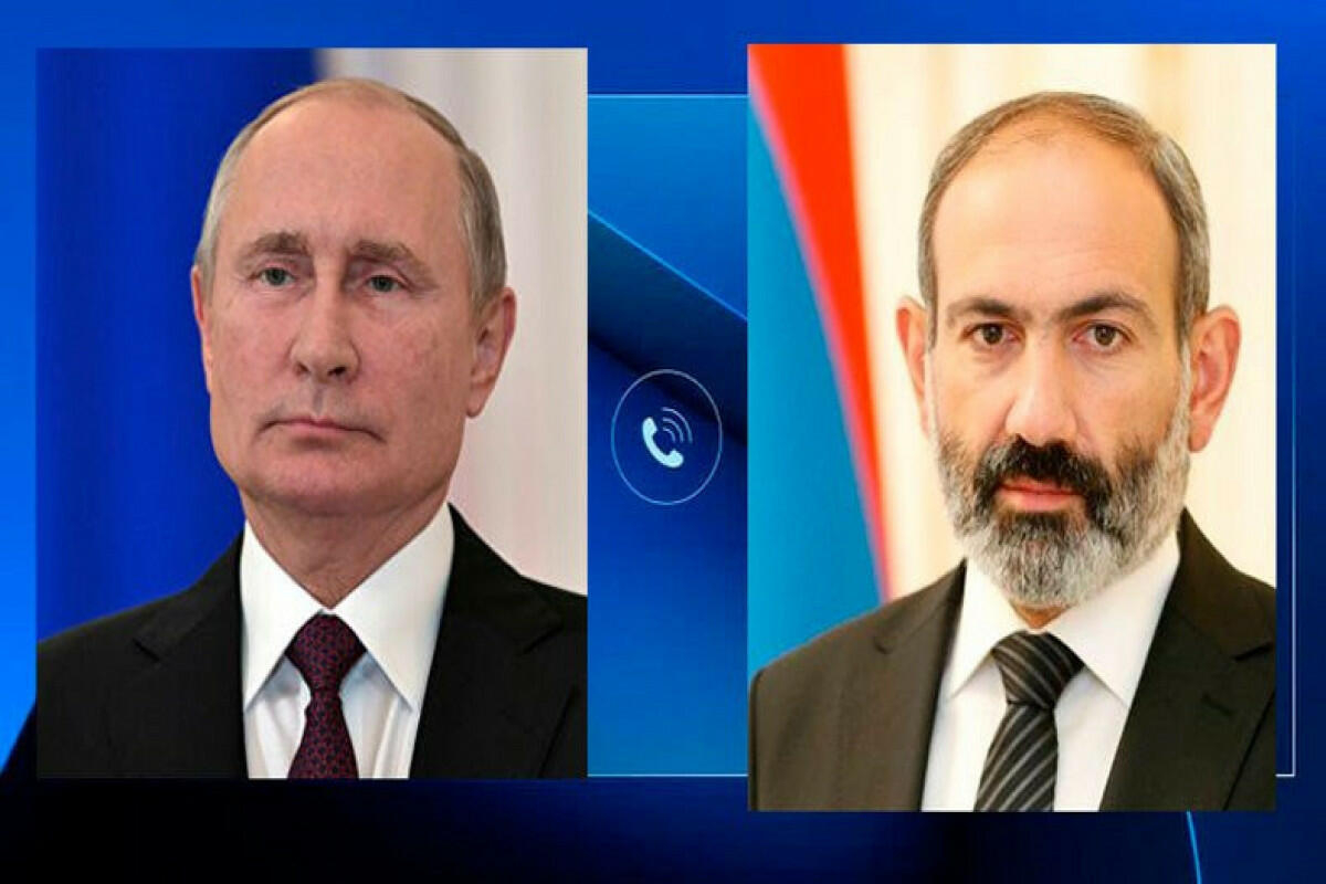Paşinyan Putinlə sərhədi müzakirə etdi