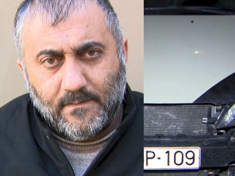 Bakıda film kimi hadisə: Maşınla qaçmaq istədi, polis təkərlərə atəş açıb saxladı - VİDEO