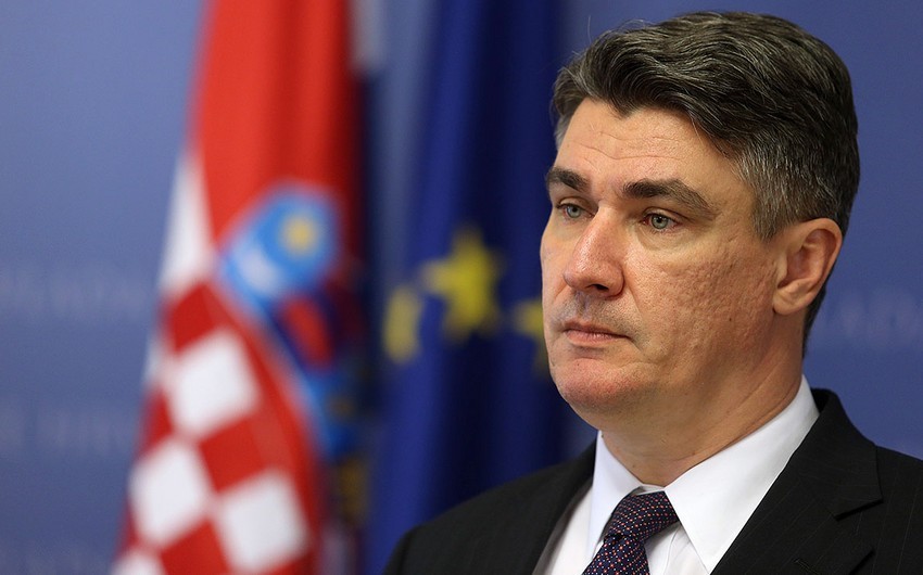 Ukrayna Xorvatiya Prezidentinin üzr istəməsini tələb edir
