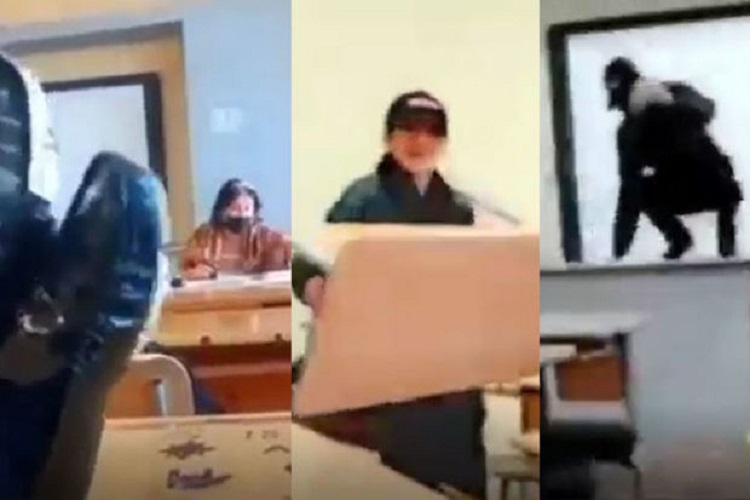 Biabırçı görüntüləri yayılan məktəbin adı açıqlandı: Şagirdlər polisə çağırıldı - VİDEO