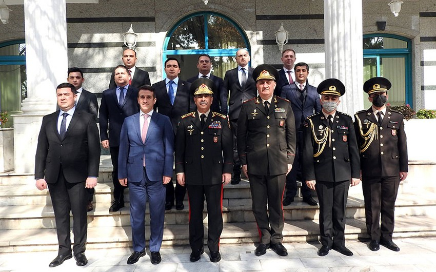 Zakir Həsənov Azərbaycanın İrandakı səfirliyində olub - FOTO