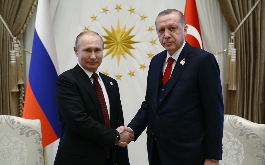 Ərdoğan Putini Türkiyəyə səfərə dəvət etdi