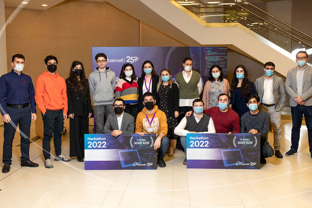 Böyük maraqla izlənilən “Azercell Hackathon 2022” yarışması başa çatdı - FOTO