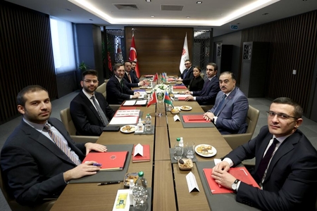 Fahrettin Altun QHT Agentliyinin rəhbərliyi ilə görüşüb - FOTOLAR