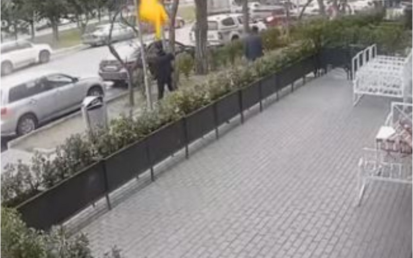 DİN: "Türkiyə bayrağına qarşı hörmətsizlik edən şəxslə bağlı araşdırma aparılır"