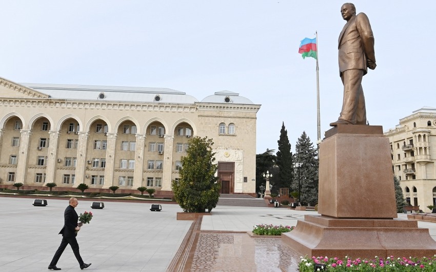 Prezident İlham Əliyev Gəncədə səfərdədir