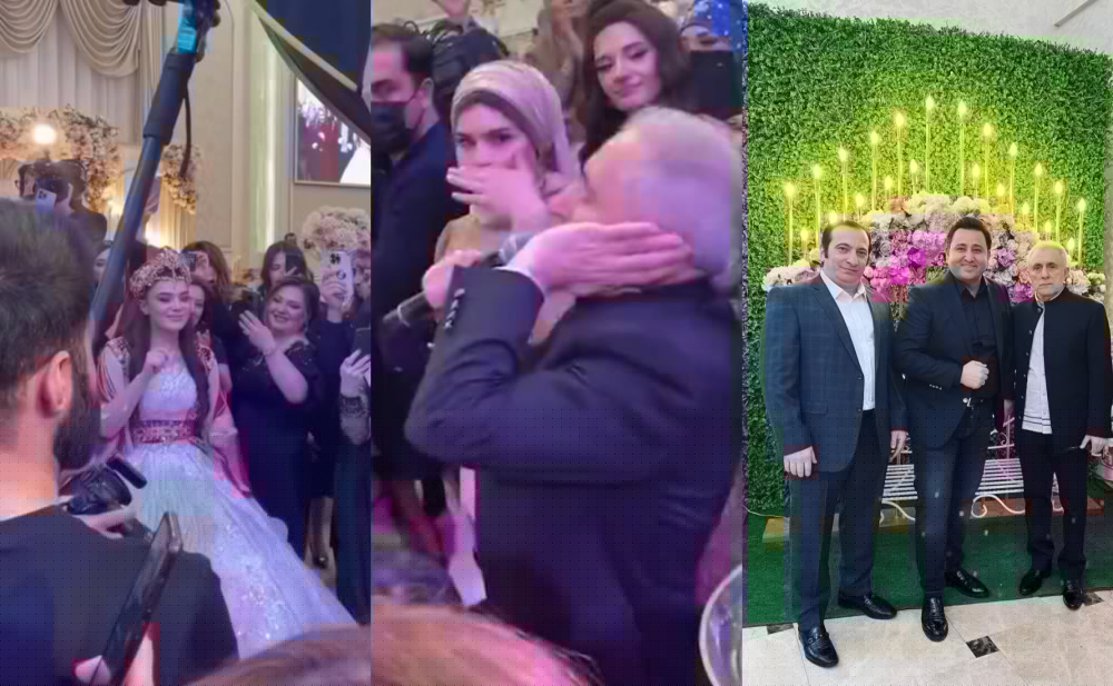 Xalq artistləri qohum oldu - Toydan fotolar