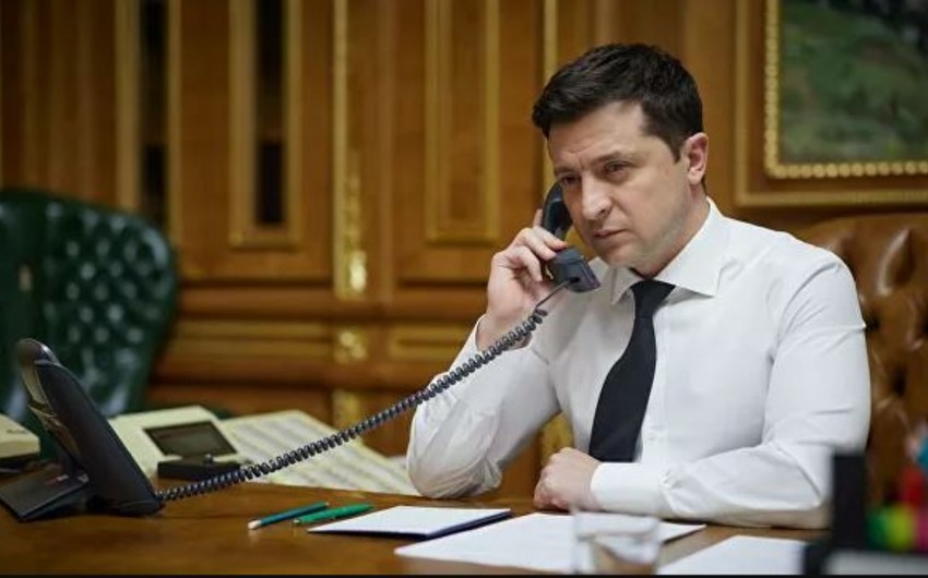 Zelenski ilə Makron arasında telefon danışığı oldu