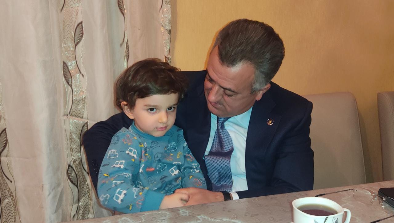 Abşeron rayonunda şəhid ailələri ziyarət edildi - FOTOLAR