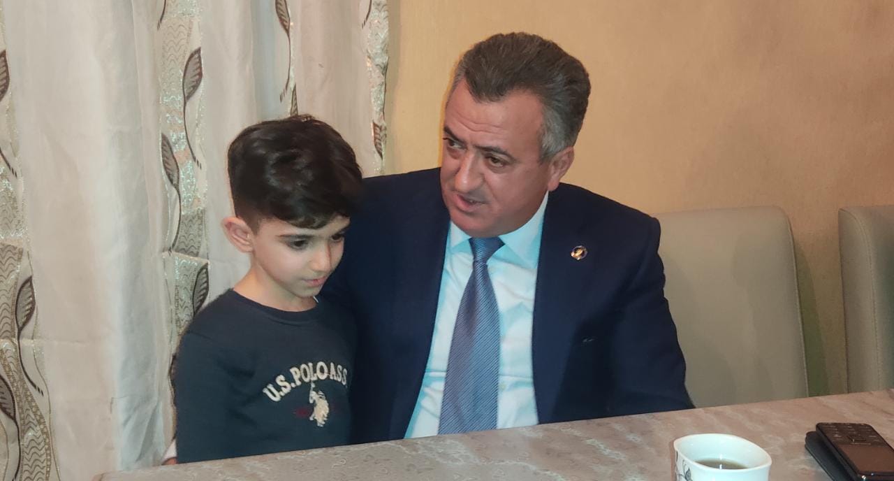Abşeron rayonunda şəhid ailələri ziyarət edildi - FOTOLAR