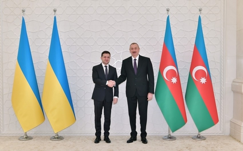 İlham Əliyev: "Azərbaycan-Ukrayna münasibətlərinin hazırkı vəziyyəti xüsusi məmnunluq doğurur"