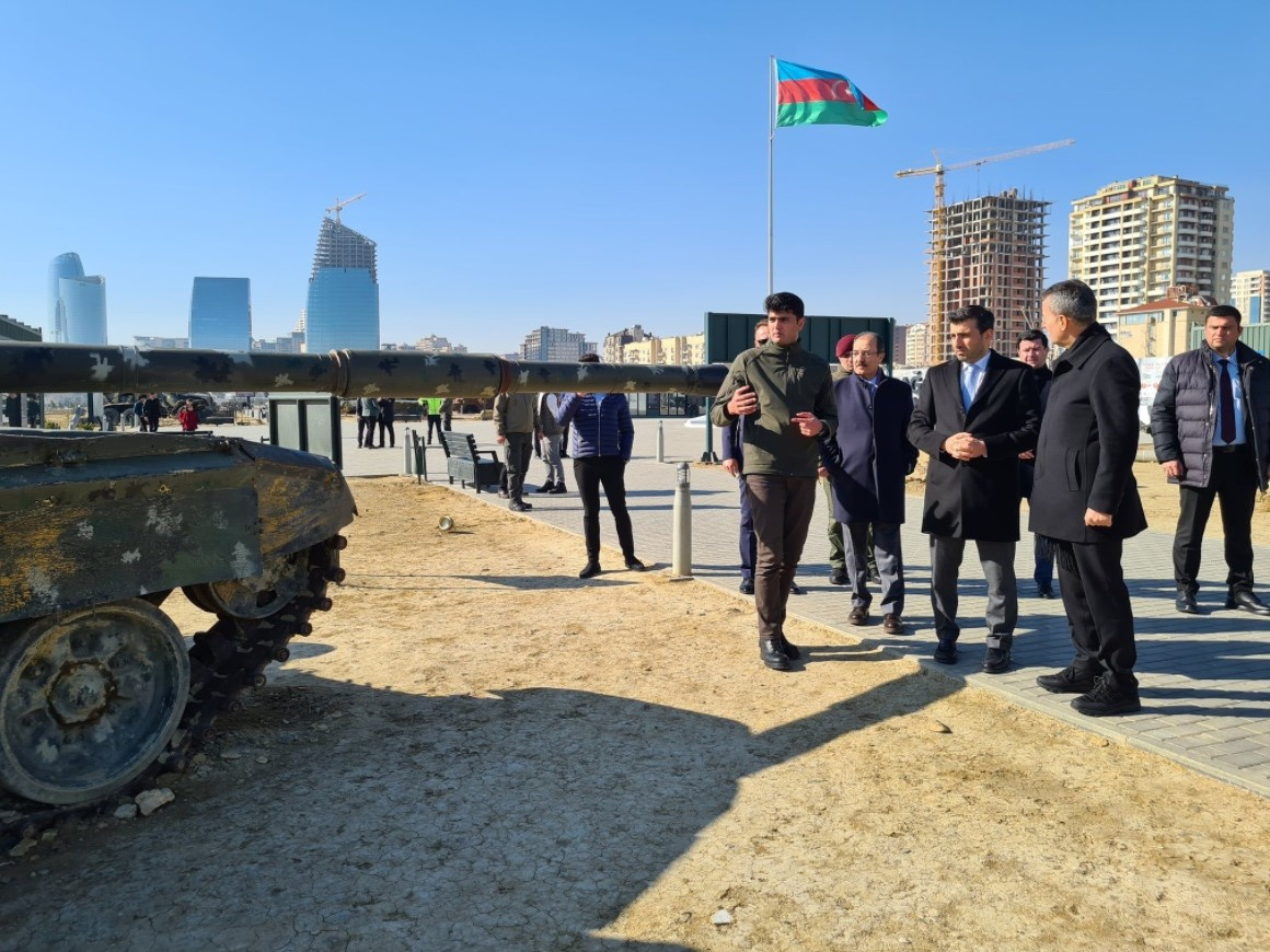 Səlcuq Bayraktar Hərbi Qənimətlər Parkında - FOTO