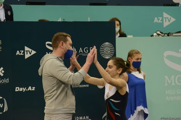 Azərbaycan gimnastı Dünya Kubokunda gümüş medal qazandı - FOTO