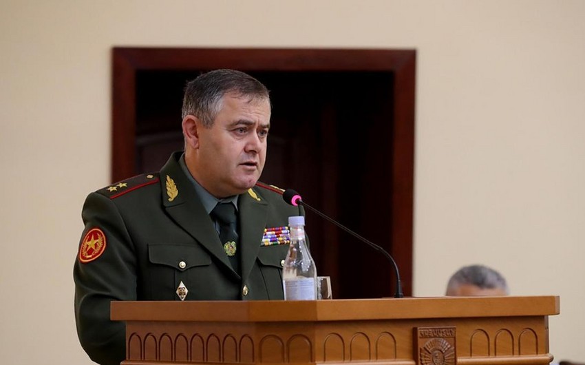 Ermənistan Baş Qərargah rəisi vəzifəsindən azad edildi