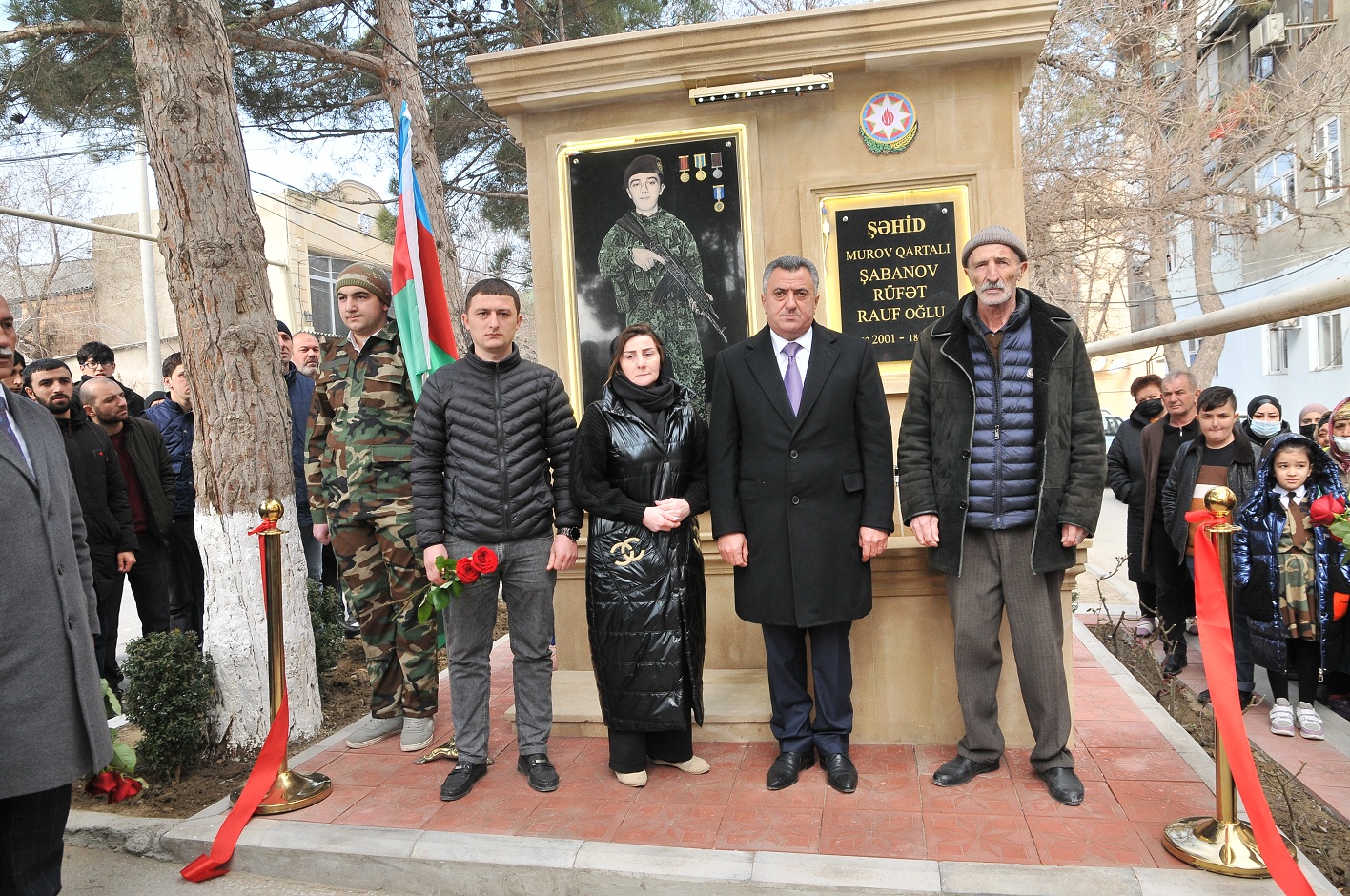 Abşeron rayonunda şəhidin doğum günündə bulaq kompleksi istifadəyə verildi - FOTOLAR