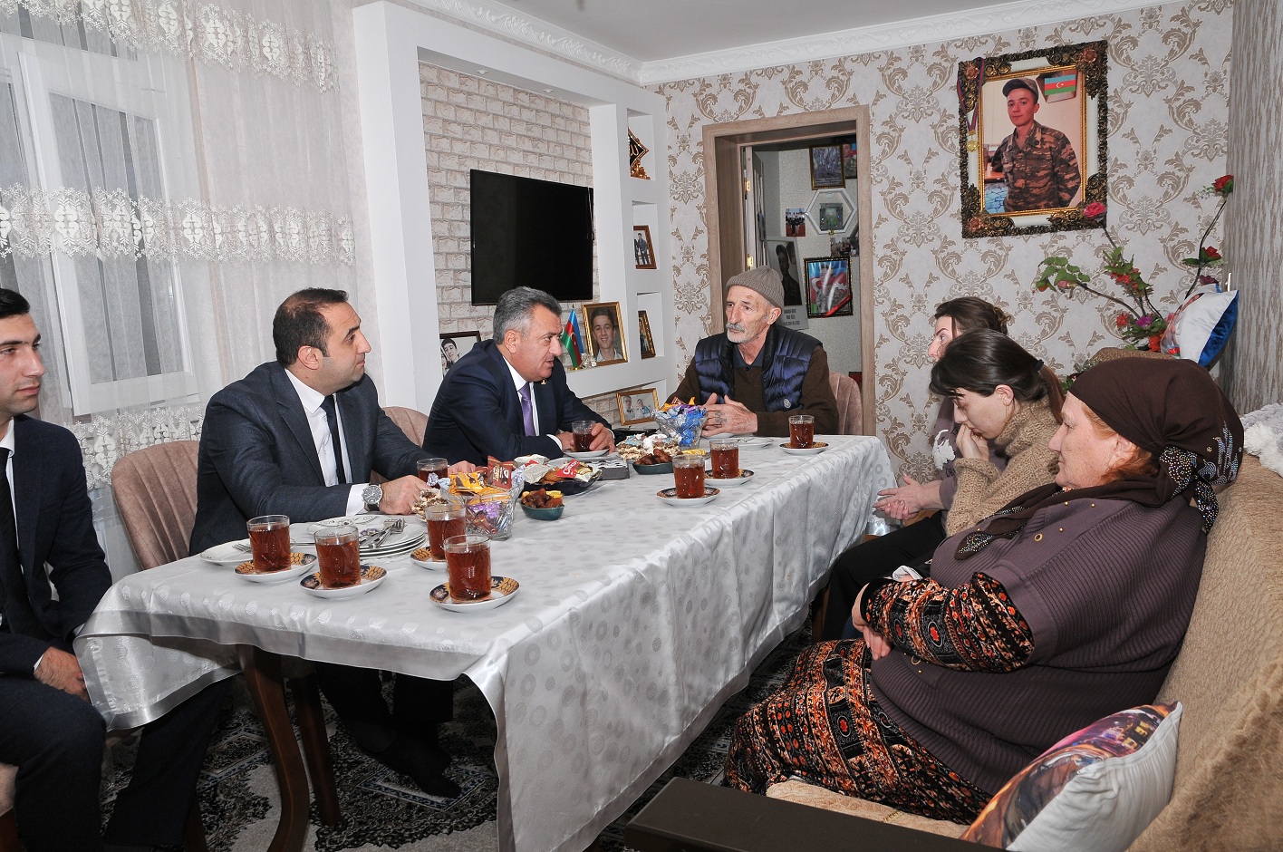 Abşeron rayonunda şəhidin doğum günündə bulaq kompleksi istifadəyə verildi - FOTOLAR