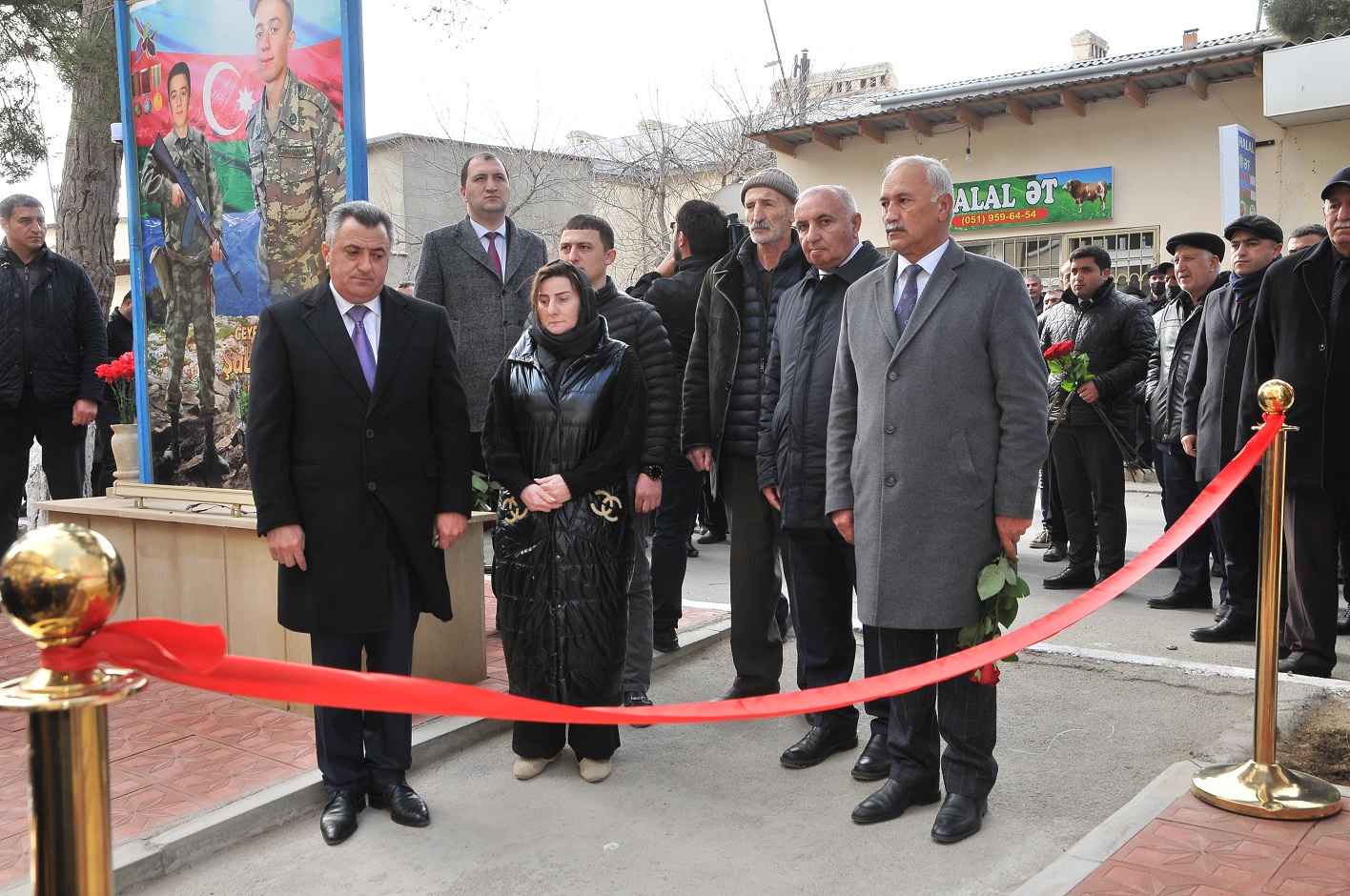 Abşeron rayonunda şəhidin doğum günündə bulaq kompleksi istifadəyə verildi - FOTOLAR