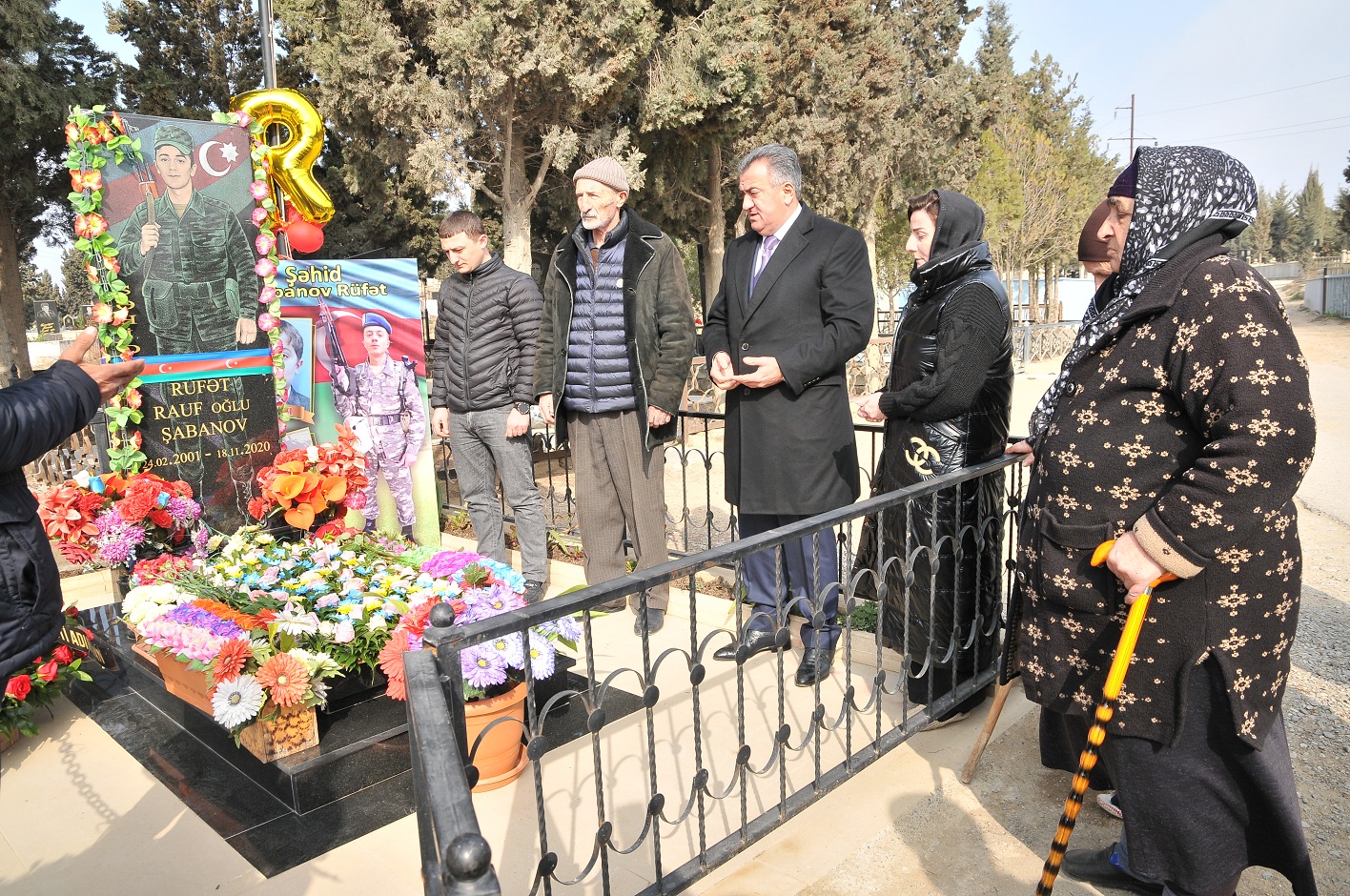 Abşeron rayonunda şəhidin doğum günündə bulaq kompleksi istifadəyə verildi - FOTOLAR