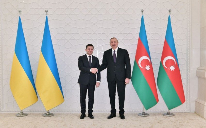 Zelenski İlham Əliyevə təşəkkür etdi