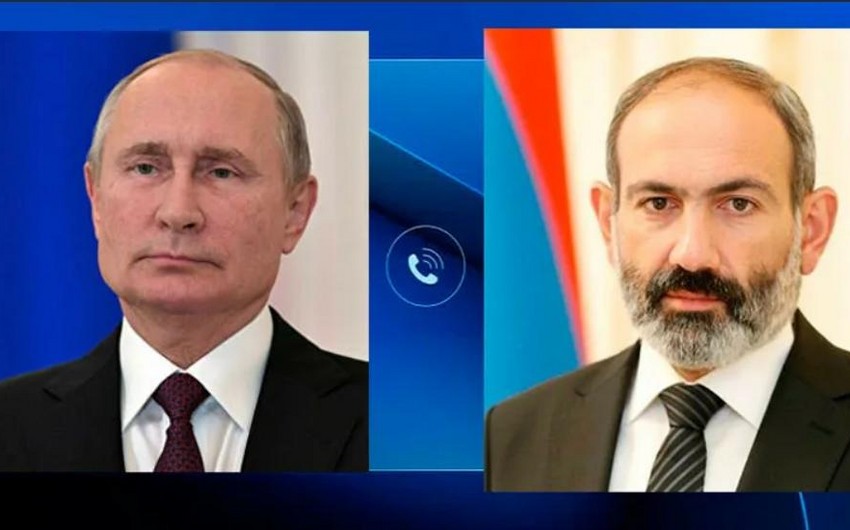 Putin və Paşinyan Qarabağla bağlı razılaşmaların icrasını müzakirə etdilər