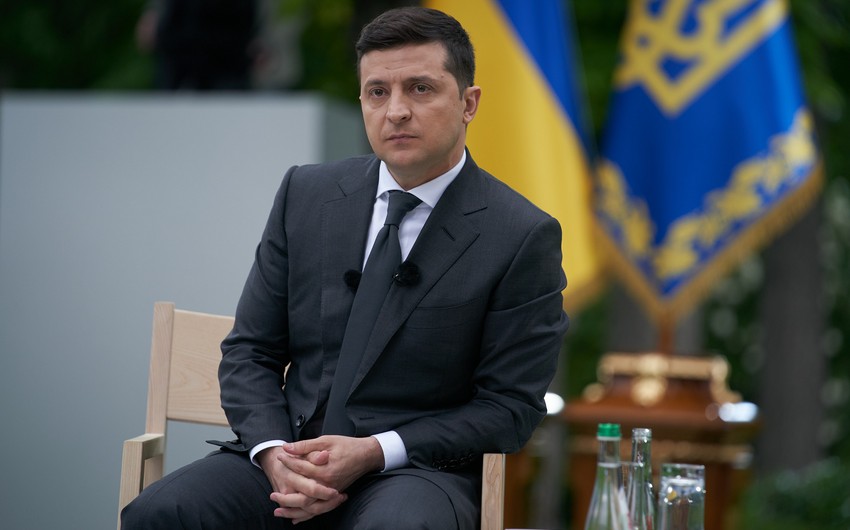 Zelenski Rusiya ilə danışıqlar üçün ilkin şərti açıqladı