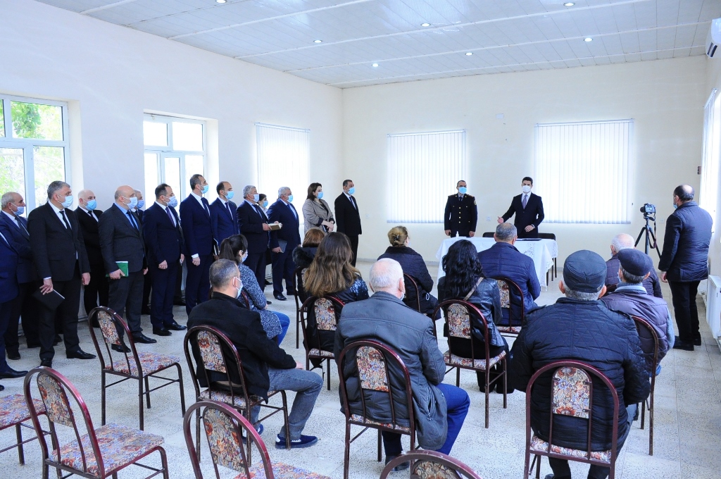 Naftalanda bu ilin ilk səyyar qəbulu keçirildi - FOTOLAR