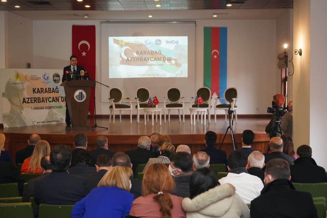 Ankarada Birinci 'Qarabağ Azərbaycandır' Simpoziumu təşkil edildi - Tanınmış jurnalistlər bir araya gəldi