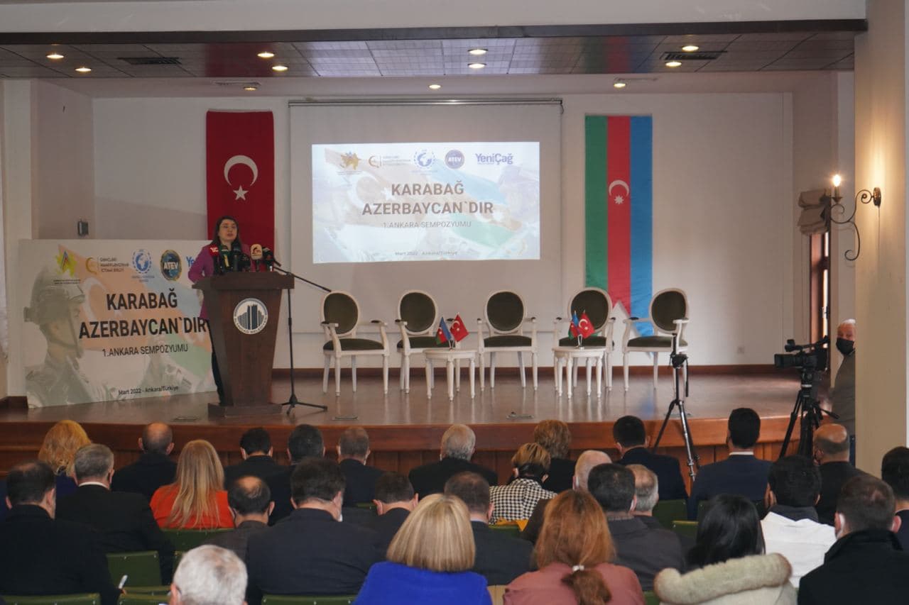 Ankarada Birinci 'Qarabağ Azərbaycandır' Simpoziumu təşkil edildi - Tanınmış jurnalistlər bir araya gəldi