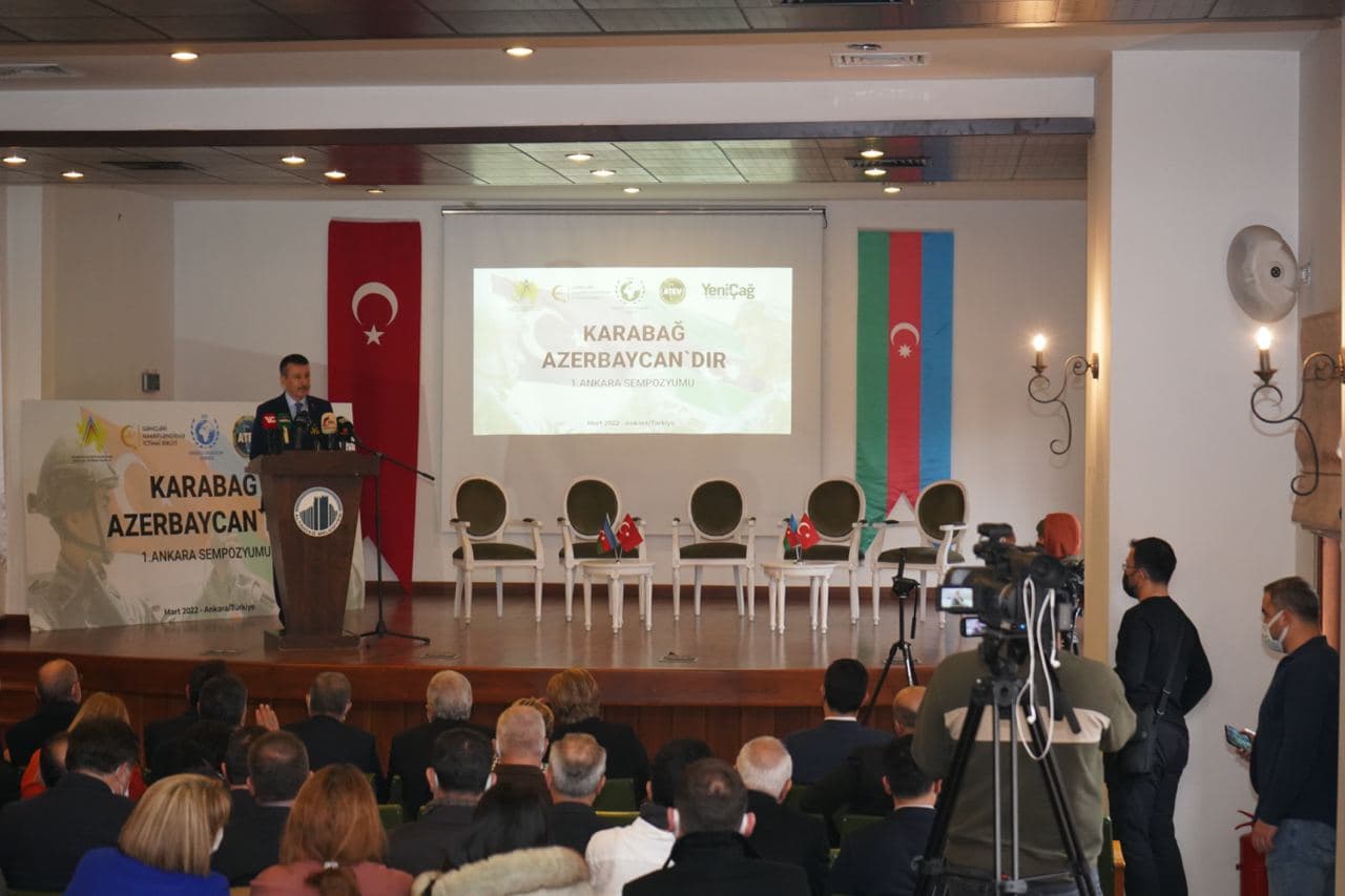 Ankarada Birinci 'Qarabağ Azərbaycandır' Simpoziumu təşkil edildi - Tanınmış jurnalistlər bir araya gəldi