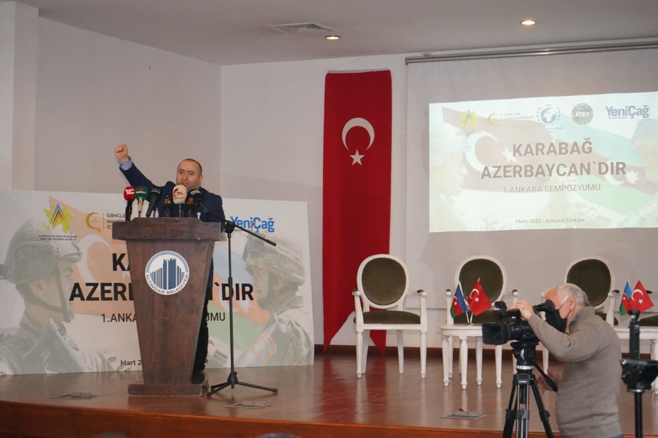Ankarada Birinci 'Qarabağ Azərbaycandır' Simpoziumu təşkil edildi - Tanınmış jurnalistlər bir araya gəldi