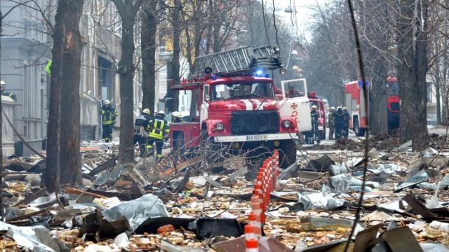 Rus ordusu Xarkovu atəşə tutmaqda davam edir