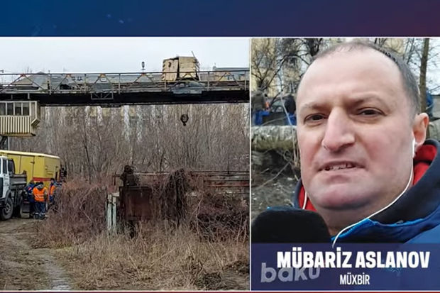 Baku TV Kiyevdə partlayış baş verən dəmiryol vağzalında olub – VİDEO