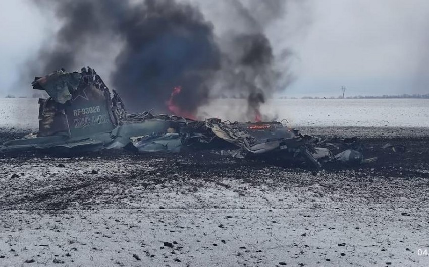 Rusiyanın "Su-25" qırıcısı vuruldu