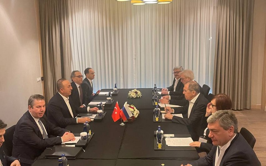 Lavrov və Çavuşoğlu arasında görüş oldu