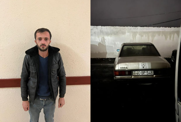 Qubada narkotikin təsiri altında avtomobil idarə edən şəxs saxlanıldı