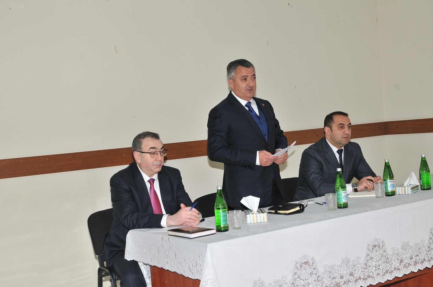 Abdin Fərzəliyev Güzdək qəsəbə sakinləri və şəhid ailələri ilə görüşdü - FOTOLAR