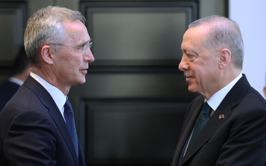 Ərdoğan Stoltenberqlə görüşdü