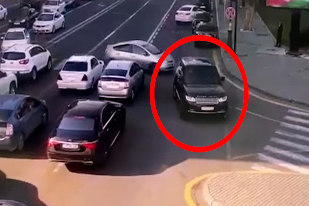 Bakıda avtoxuliqanlıq edən “Range-Rover” sürücüsü həbs edildi - VİDEO