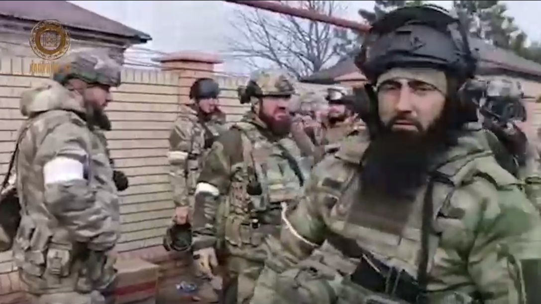 Çeçen xüsusi təyinatlılarının Mariupoldan növbəti GÖRÜNTÜLƏRİ - VİDEO