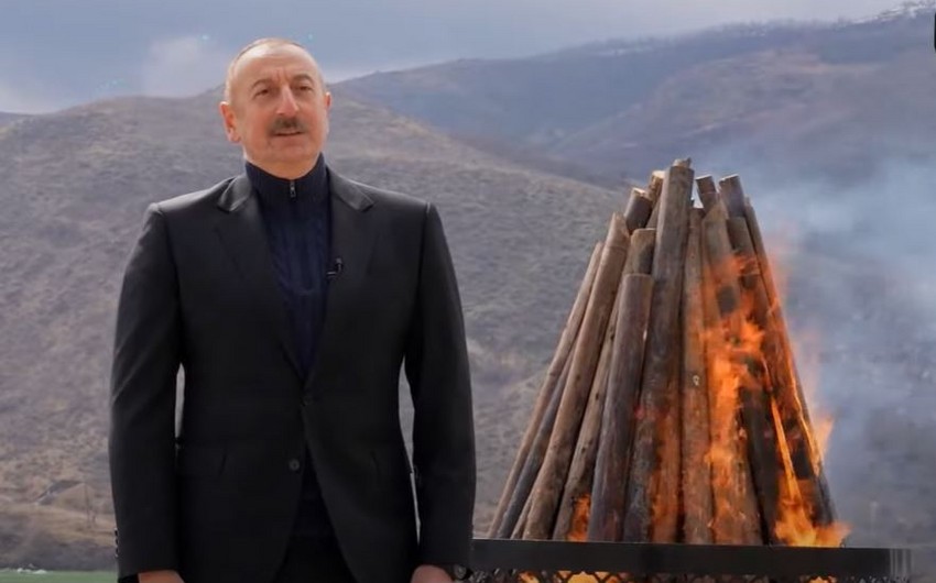 "İkinci dəfədir ki, tarixi Zəfərimizdən sonra biz Novruz bayramını doğma Qarabağda qeyd edirik"