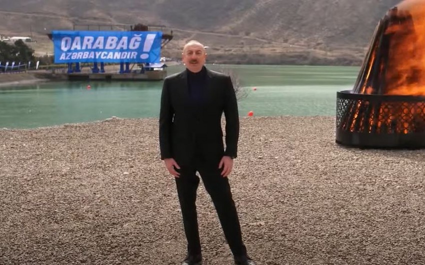Dövlət başçısı: "Biz Qarabağa və Şərqi Zəngəzura əbədi qayıtmışıq"