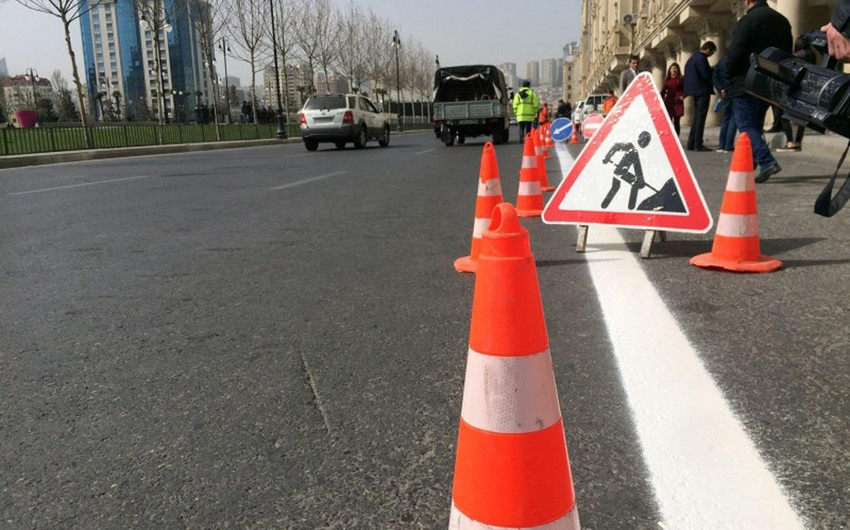 Bakının 6 küçə və prospektində hərəkət məhdudlaşdırılacaq - SİYAHI