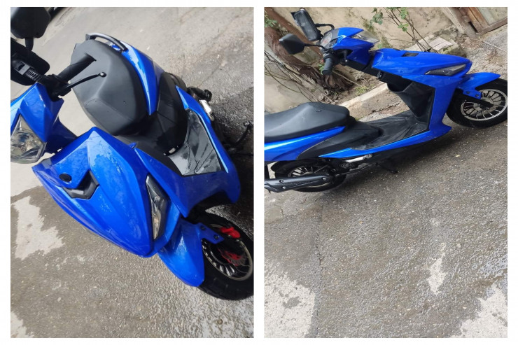 Bakıda kuryerin motosikletini oğurladılar - FOTO