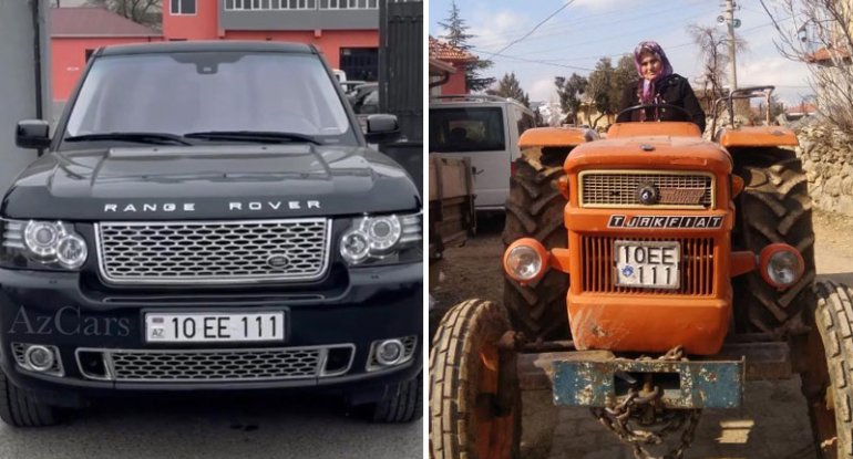 Azərbaycan nömrəli avtomobil qaydaları pozdu, cərimə traktor sürücüsü qadına yazıldı - FOTO