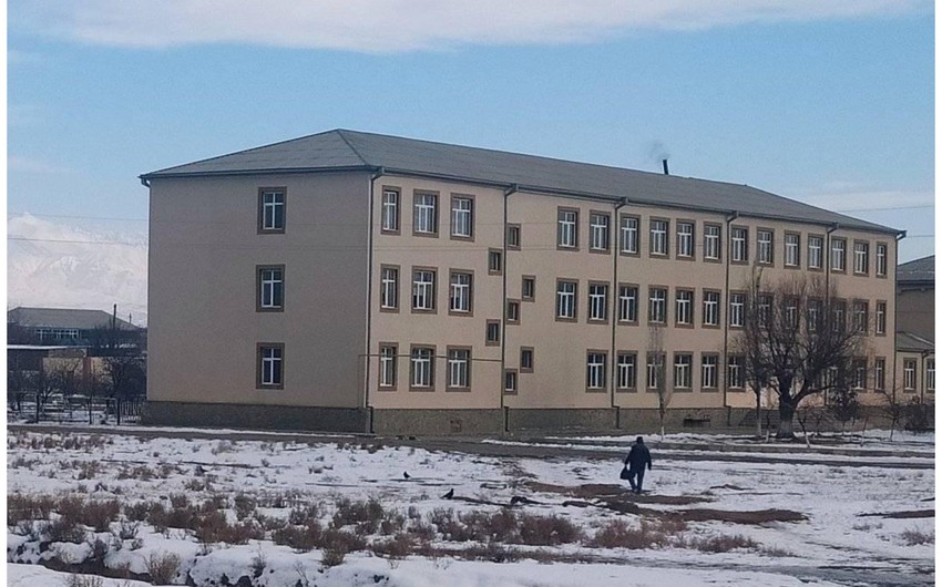 Təhsil Nazirliyindən Naxçıvanda çökən məktəb binası ilə bağlı - AÇIQLAMA