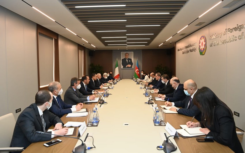 Azərbaycan və İtaliya arasında Strateji Dialoqun birinci iclası keçirildi