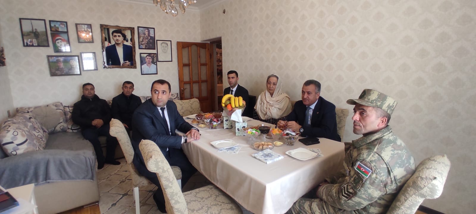 Abşeron rayonunda şəhid ailələri ilə görüşlər keçirildi - FOTOLAR