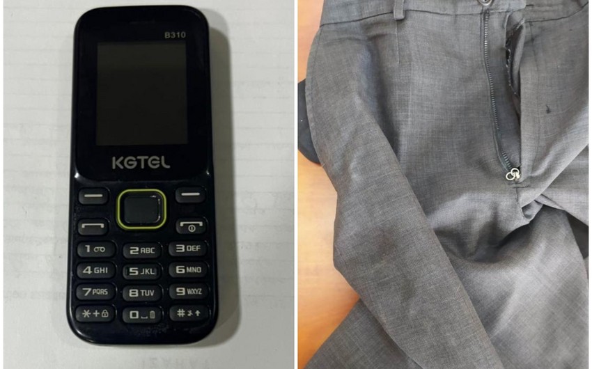 Bakıda həbsdə olan oğluna telefon keçirmək istəyən qadın saxlanıldı